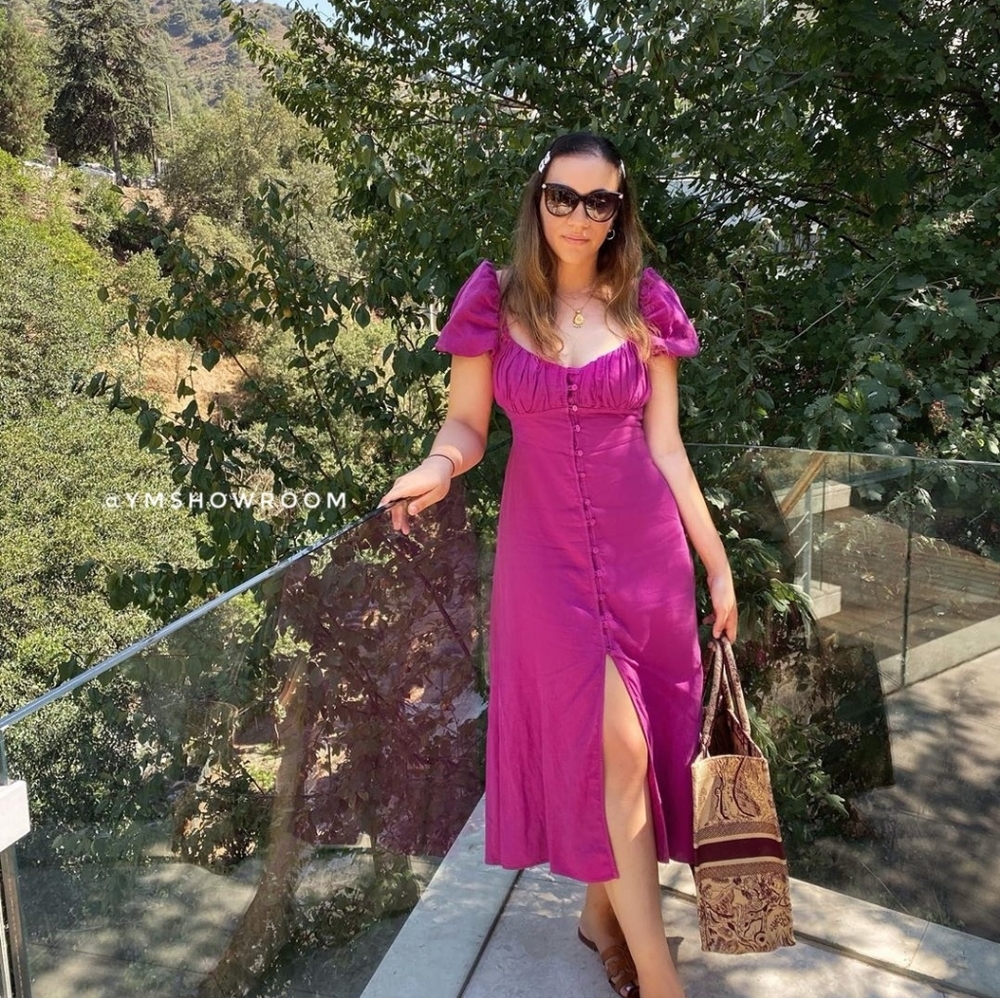 ZARA Linen midi dress - Picture 13 of 13